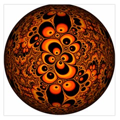 Fractals Ball About Abstract Large Satin Scarf (square) by Nexatart