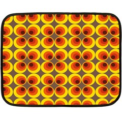 Seventies Hippie Psychedelic Circle Double Sided Fleece Blanket (mini)  by Nexatart