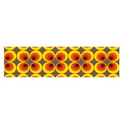 Seventies Hippie Psychedelic Circle Satin Scarf (oblong) by Nexatart