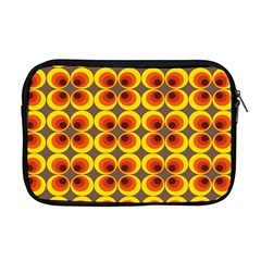 Seventies Hippie Psychedelic Circle Apple Macbook Pro 17  Zipper Case