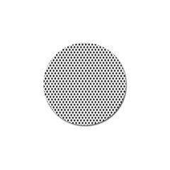 Diamond Black White Shape Abstract Golf Ball Marker (4 Pack)