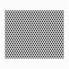 Diamond Black White Shape Abstract Small Glasses Cloth by Nexatart