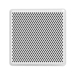 Diamond Black White Shape Abstract Memory Card Reader (square)  by Nexatart