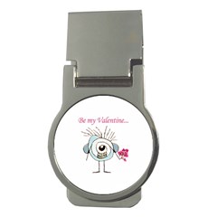 Valentine Day Poster Money Clips (round)  by dflcprints