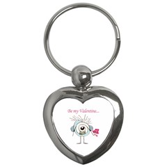 Valentine Day Poster Key Chains (heart)  by dflcprints