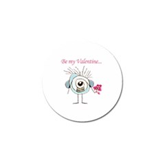 Valentine Day Poster Golf Ball Marker (4 Pack) by dflcprints