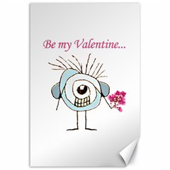 Valentine Day Poster Canvas 24  X 36  by dflcprints