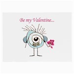 Valentine Day Poster Large Glasses Cloth (2-Side) Front