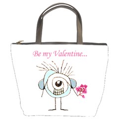 Valentine Day Poster Bucket Bags by dflcprints