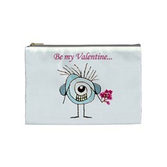 Valentine Day Poster Cosmetic Bag (medium)  by dflcprints