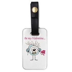 Valentine Day Poster Luggage Tags (one Side)  by dflcprints