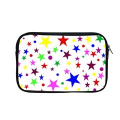 Stars Pattern Background Colorful Red Blue Pink Apple Macbook Pro 13  Zipper Case