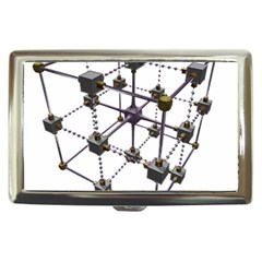 Grid Construction Structure Metal Cigarette Money Cases by Nexatart