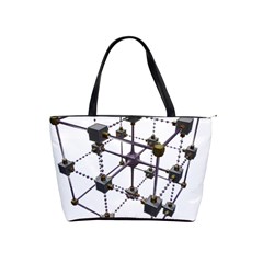 Grid Construction Structure Metal Shoulder Handbags by Nexatart