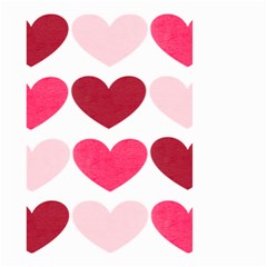 Valentine S Day Hearts Small Garden Flag (two Sides) by Nexatart