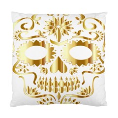 Sugar Skull Bones Calavera Ornate Standard Cushion Case (two Sides) by Nexatart