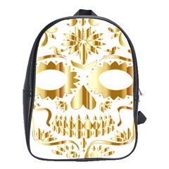 Sugar Skull Bones Calavera Ornate School Bags(large) 