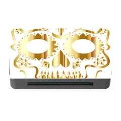 Sugar Skull Bones Calavera Ornate Memory Card Reader With Cf by Nexatart