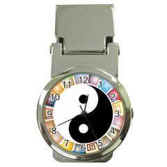 Yin Yang Eastern Asian Philosophy Money Clip Watches by Nexatart