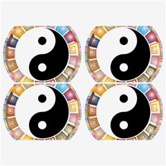 Yin Yang Eastern Asian Philosophy Belt Buckles