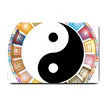 Yin Yang Eastern Asian Philosophy Small Doormat  24 x16  Door Mat