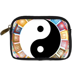 Yin Yang Eastern Asian Philosophy Digital Camera Cases by Nexatart