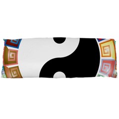 Yin Yang Eastern Asian Philosophy Body Pillow Case Dakimakura (two Sides) by Nexatart