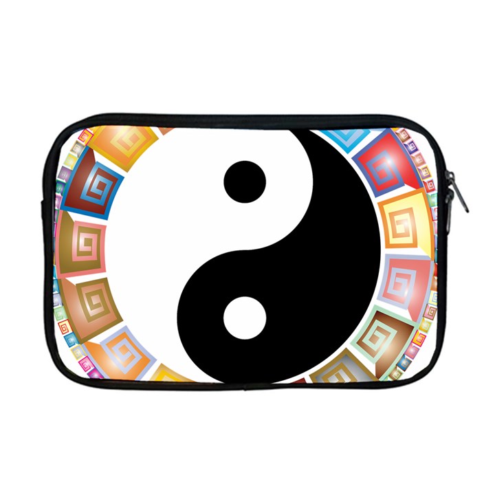 Yin Yang Eastern Asian Philosophy Apple MacBook Pro 17  Zipper Case