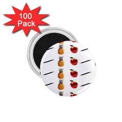 Ppap Pen Pineapple Apple Pen 1 75  Magnets (100 Pack)  by Nexatart