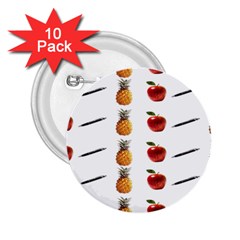 Ppap Pen Pineapple Apple Pen 2 25  Buttons (10 Pack) 