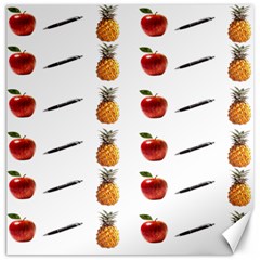 Ppap Pen Pineapple Apple Pen Canvas 20  X 20  