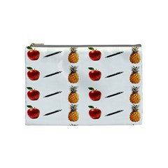 Ppap Pen Pineapple Apple Pen Cosmetic Bag (medium)  by Nexatart