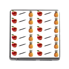 Ppap Pen Pineapple Apple Pen Memory Card Reader (square) by Nexatart