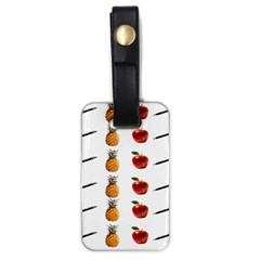 Ppap Pen Pineapple Apple Pen Luggage Tags (one Side)  by Nexatart