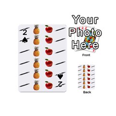 Ppap Pen Pineapple Apple Pen Playing Cards 54 (mini)  by Nexatart