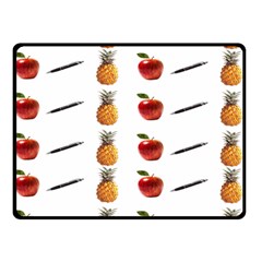 Ppap Pen Pineapple Apple Pen Double Sided Fleece Blanket (small) 