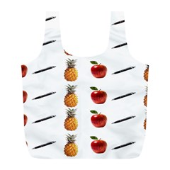 Ppap Pen Pineapple Apple Pen Full Print Recycle Bags (l)  by Nexatart