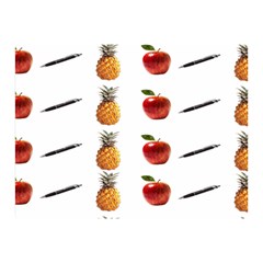 Ppap Pen Pineapple Apple Pen Double Sided Flano Blanket (mini)  by Nexatart