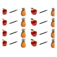 Ppap Pen Pineapple Apple Pen Double Sided Flano Blanket (large) 