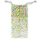 Confetti Celebration Party Colorful Jewelry Bag Front