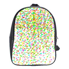 Confetti Celebration Party Colorful School Bags(large)  by Nexatart