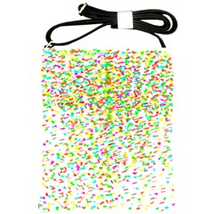 Confetti Celebration Party Colorful Shoulder Sling Bags by Nexatart