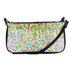 Confetti Celebration Party Colorful Shoulder Clutch Bags by Nexatart