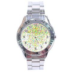 Confetti Celebration Party Colorful Stainless Steel Analogue Watch by Nexatart