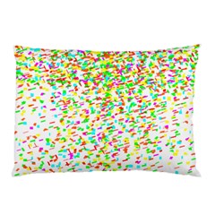 Confetti Celebration Party Colorful Pillow Case (two Sides) by Nexatart