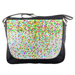 Confetti Celebration Party Colorful Messenger Bags by Nexatart