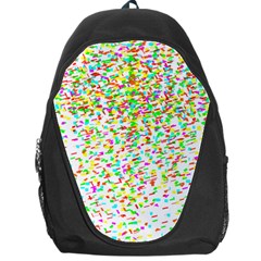 Confetti Celebration Party Colorful Backpack Bag by Nexatart