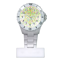 Confetti Celebration Party Colorful Plastic Nurses Watch by Nexatart