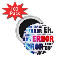 Error Crash Problem Failure 1 75  Magnets (100 Pack)  by Nexatart