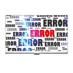 Error Crash Problem Failure Business Card Holders by Nexatart